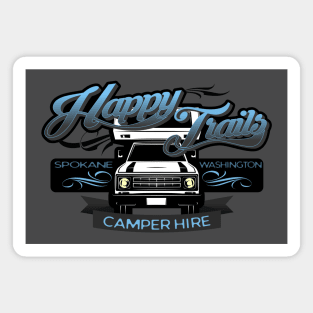 Happy Trails Camper Hire Magnet